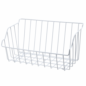 coated wire freezer basket for refrigerator